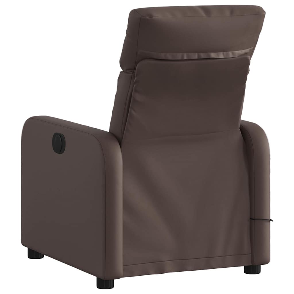 Fauteuil de massage inclinable Marron Similicuir - XIOS