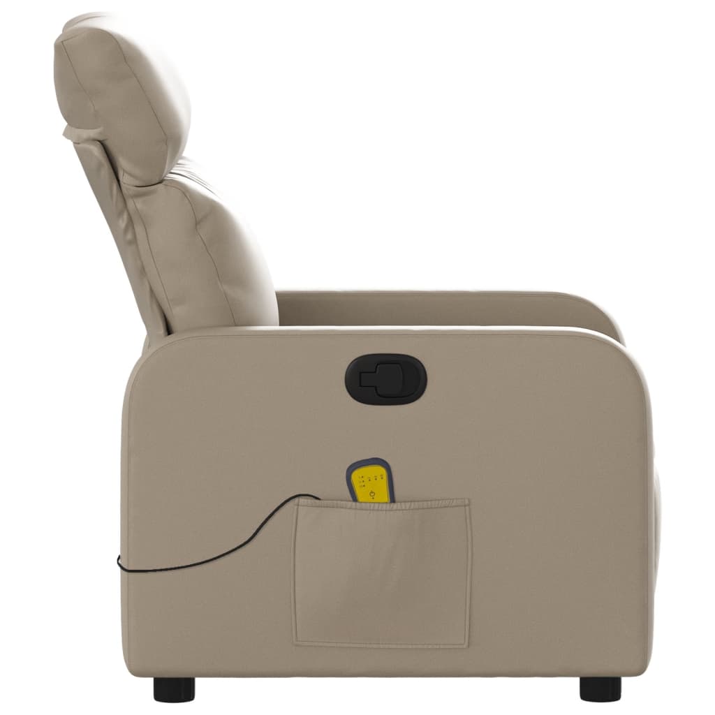 Fauteuil de massage inclinable Cappuccino Similicuir - XIOS