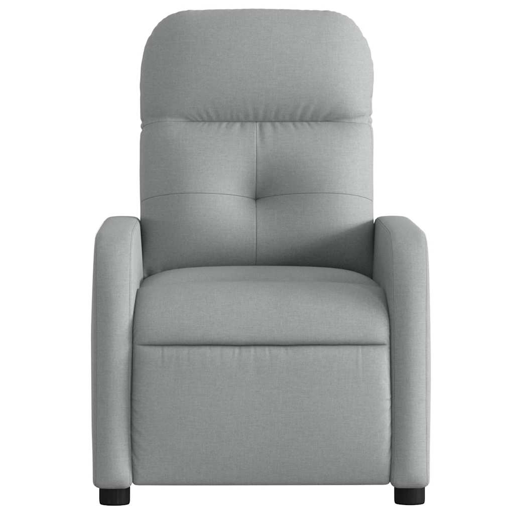 Fauteuil inclinable Gris clair Tissu - XIOS