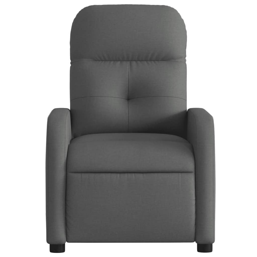 Fauteuil inclinable Gris foncé Tissu - XIOS