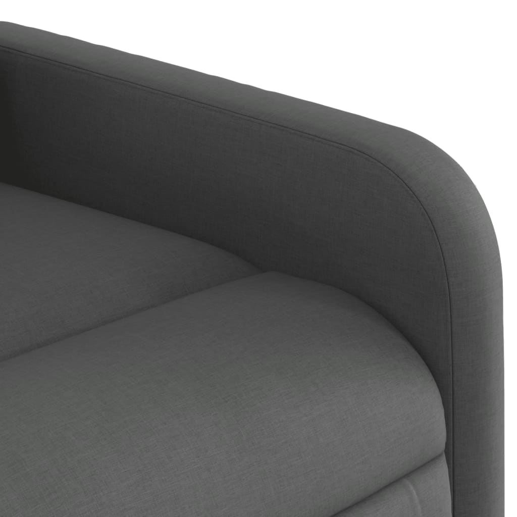 Fauteuil inclinable Gris foncé Tissu - XIOS
