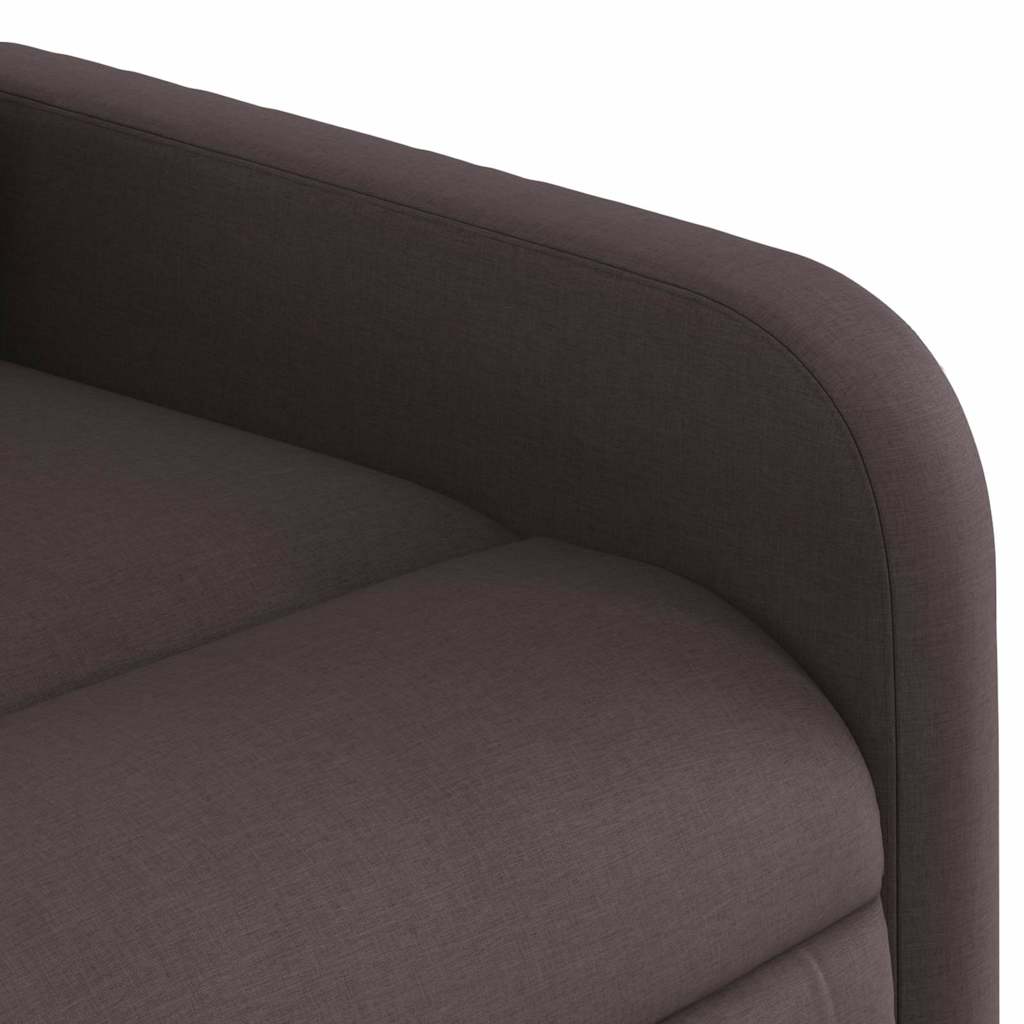 Fauteuil inclinable Marron foncé Tissu - XIOS