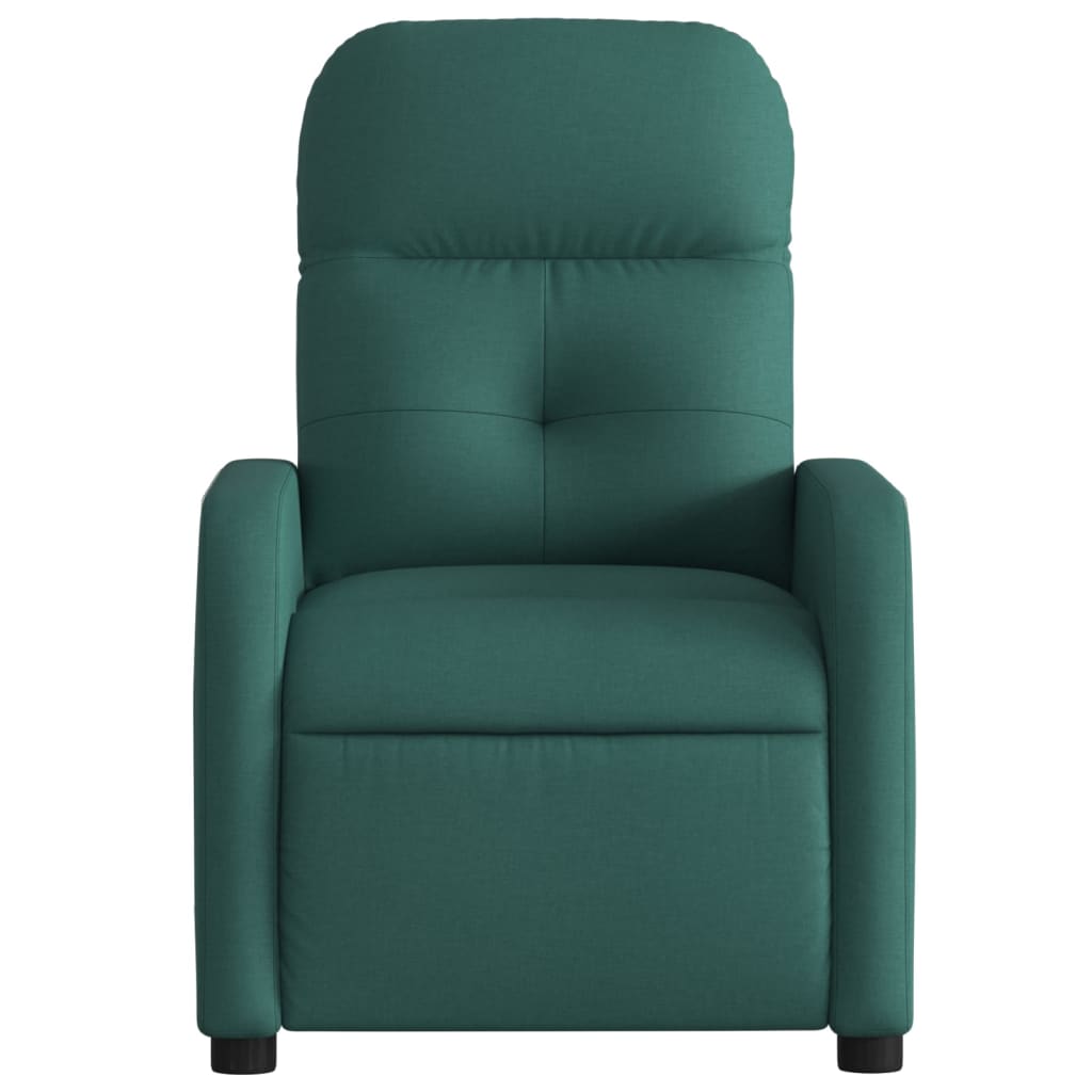 Fauteuil inclinable Vert foncé Tissu - XIOS