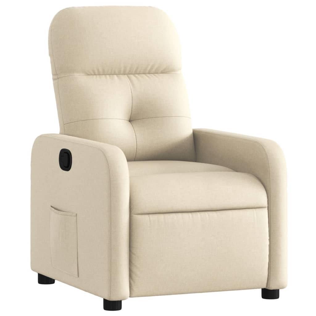 Fauteuil inclinable Crème Tissu - XIOS