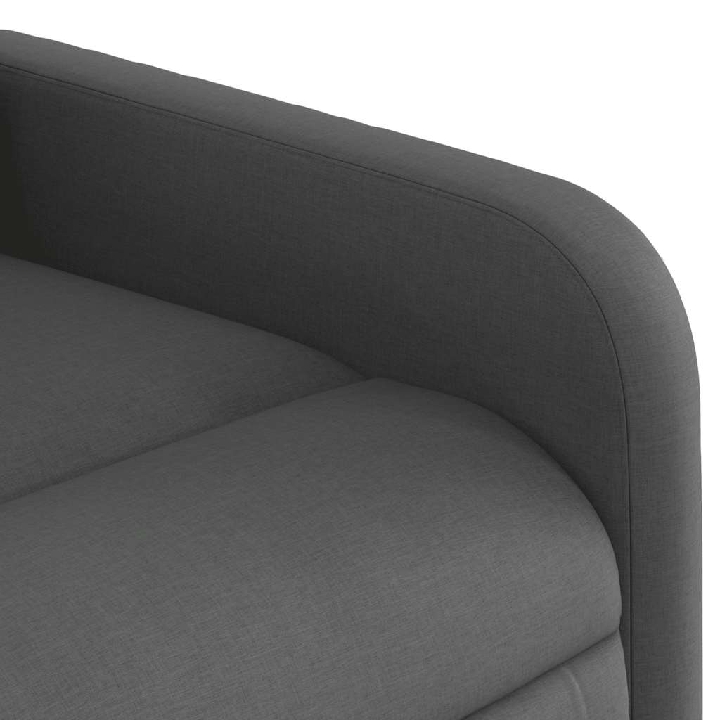Fauteuil de massage inclinable Gris foncé Tissu - XIOS