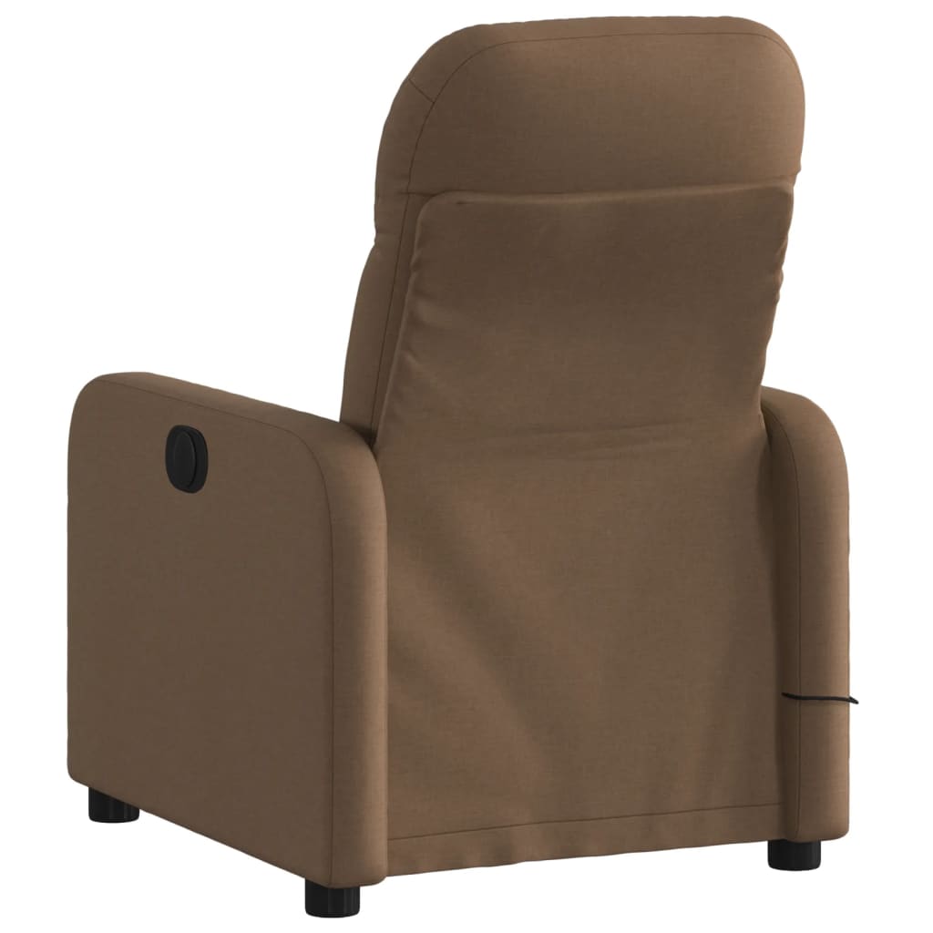 Fauteuil de massage inclinable Marron Tissu - XIOS