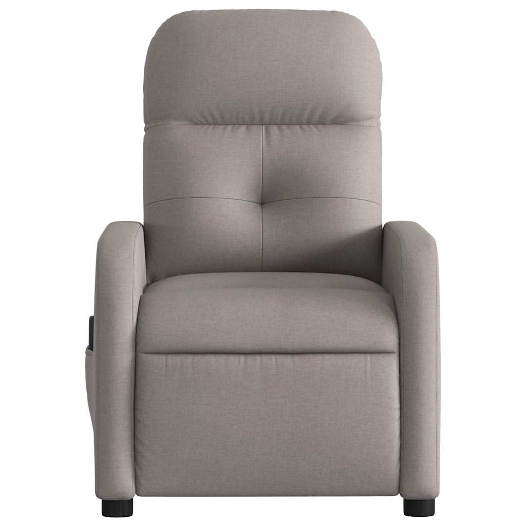Fauteuil de massage inclinable Taupe Tissu - XIOS