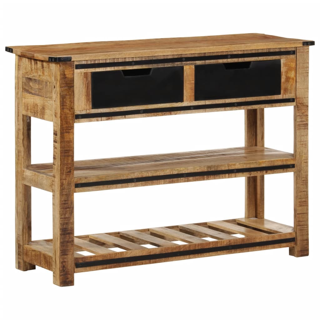 Table console 100x35x75 cm bois de manguier massif - XIOS