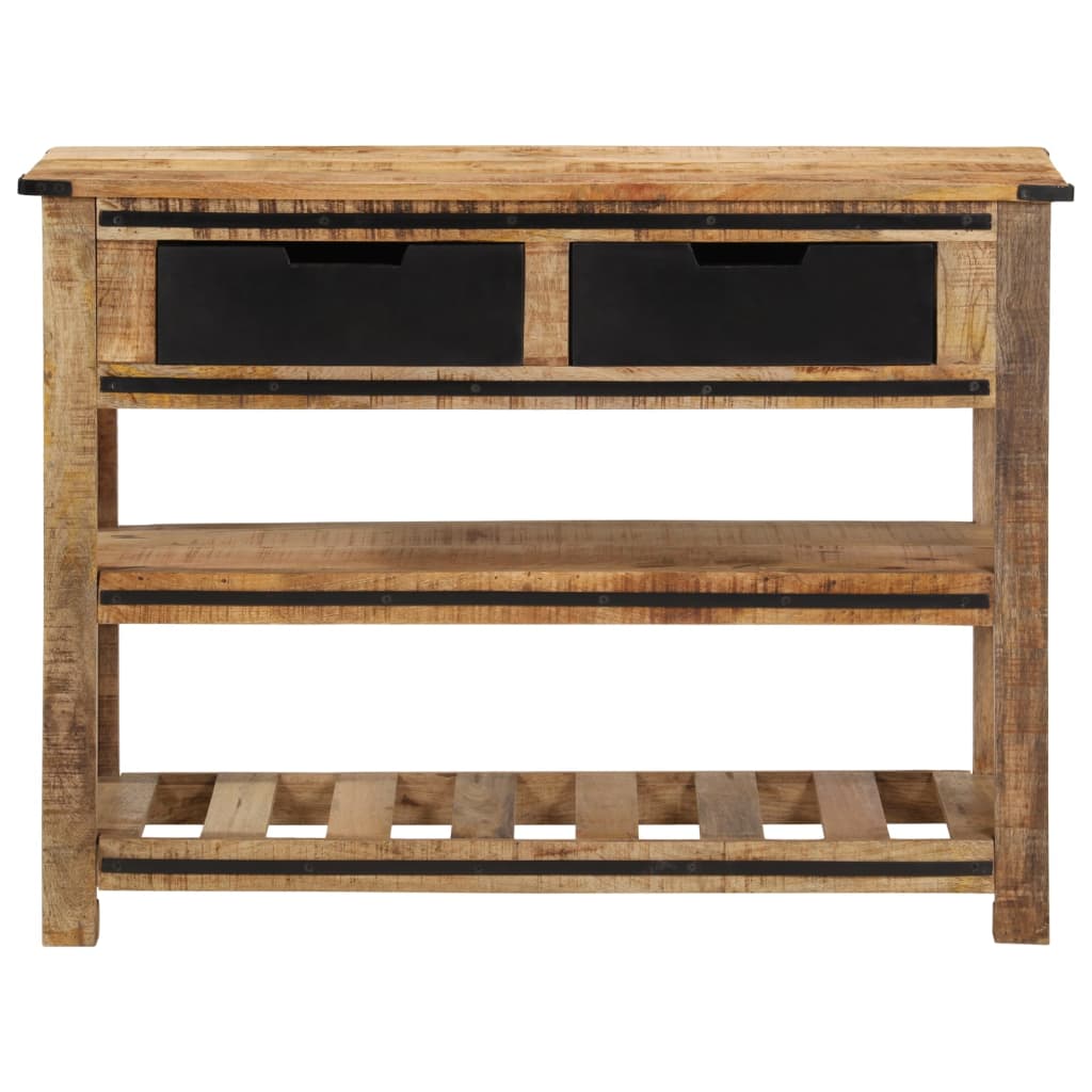Table console 100x35x75 cm bois de manguier massif - XIOS