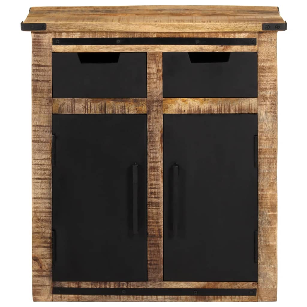 Buffet avec 2 tiroirs 55x35x60 cm bois massif de manguier