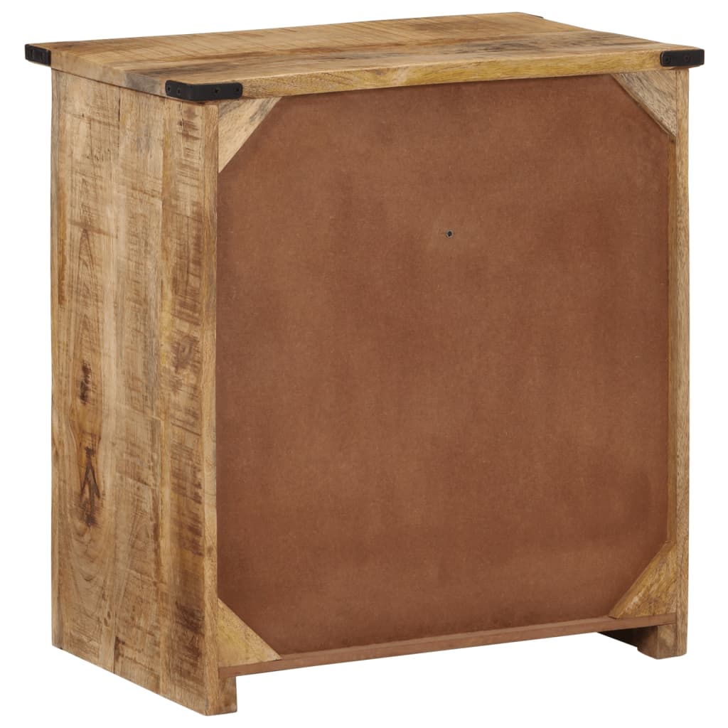 Buffet avec 2 tiroirs 55x35x60 cm bois massif de manguier