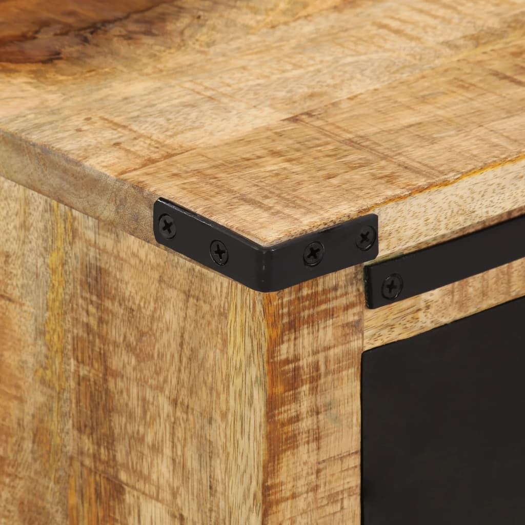 Buffet avec 3 tiroirs 55x35x60 cm bois massif de manguier - XIOS