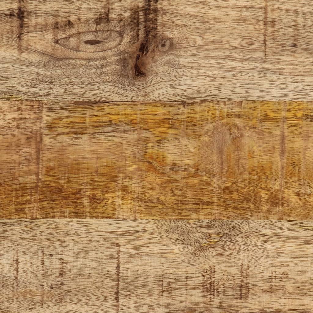 Chariot de cuisine 60x40x80 cm bois de manguier brut massif - XIOS