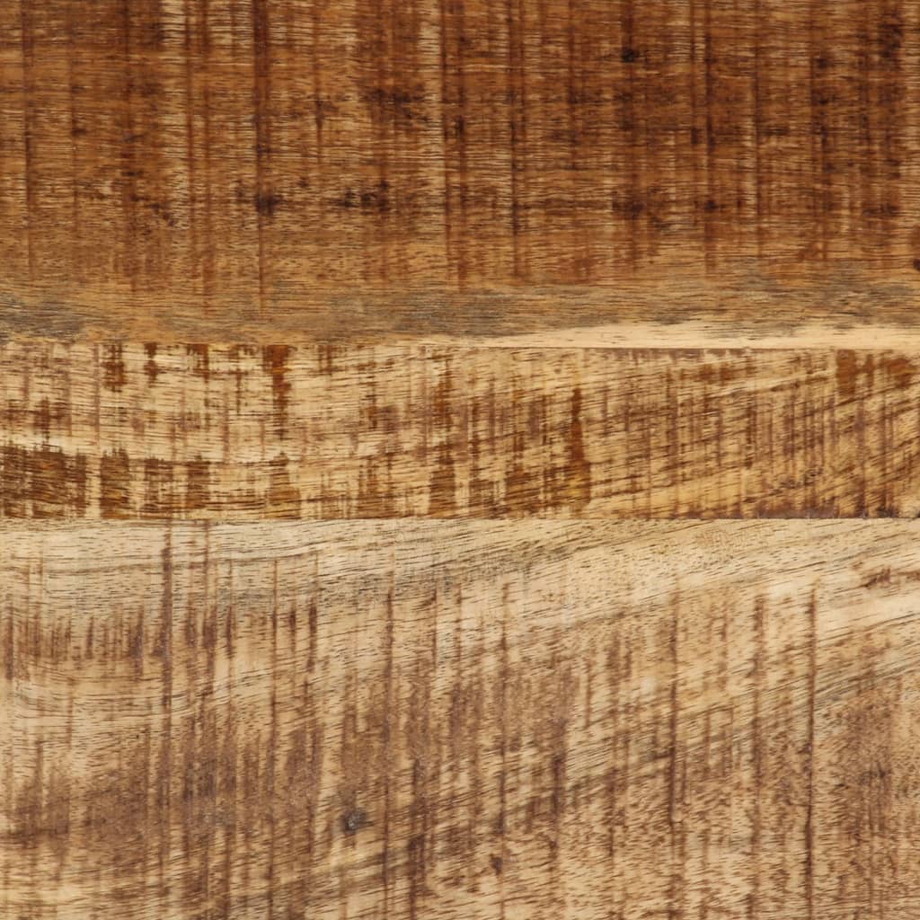 Table basse 45x45x35 cm bois de manguier massif brut - XIOS