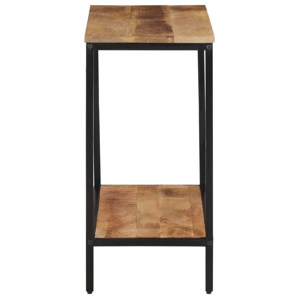 Table console 70x35x70 cm bois de manguier massif brut - XIOS