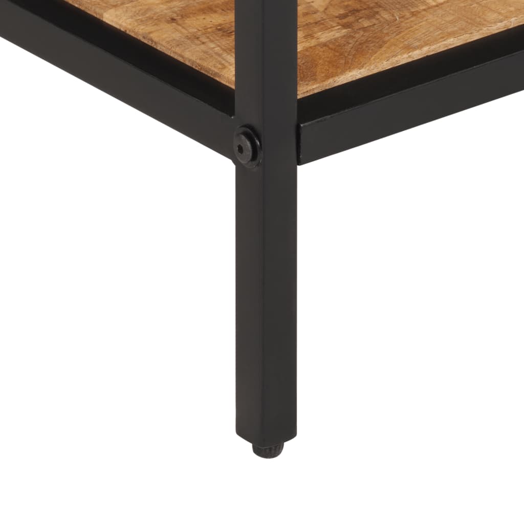 Table console 70x35x70 cm bois de manguier massif brut - XIOS