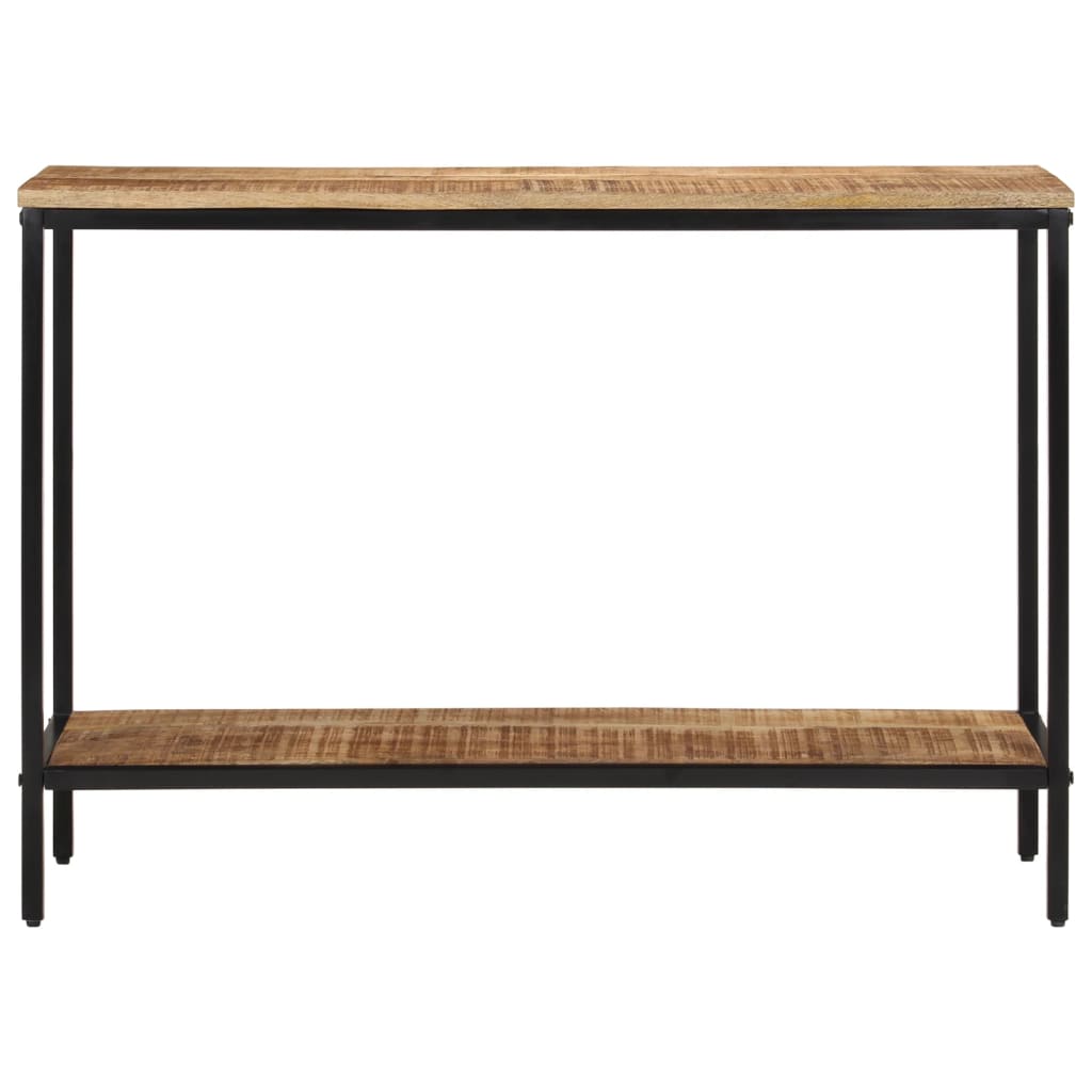 Table console 100x35x70 cm bois de manguier massif brut - XIOS