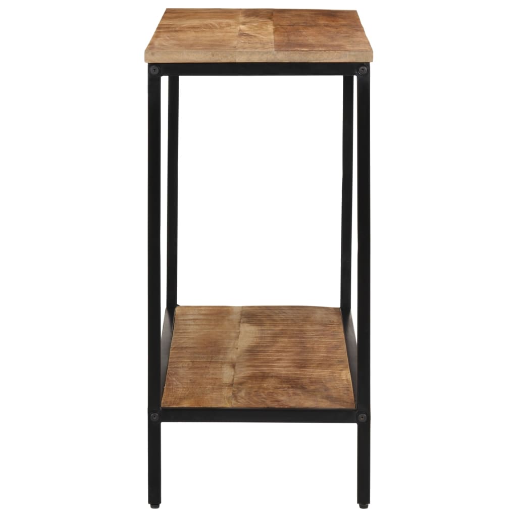 Table console 100x35x70 cm bois de manguier massif brut - XIOS