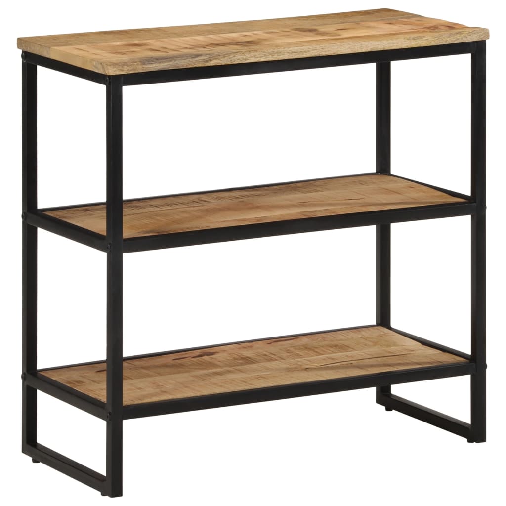 Table console 70x35x70 cm bois de manguier massif brut - XIOS