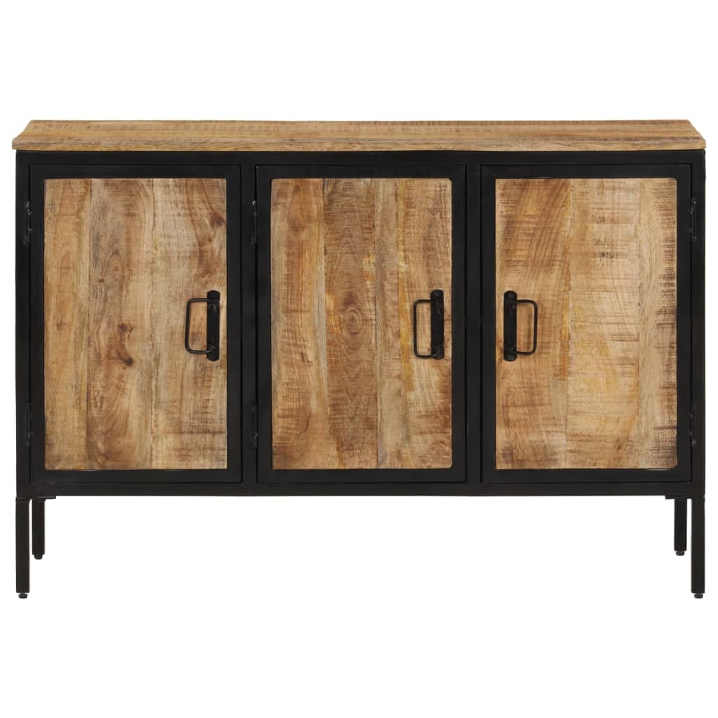 Buffet 105x35x70 cm bois de manguier brut massif - XIOS
