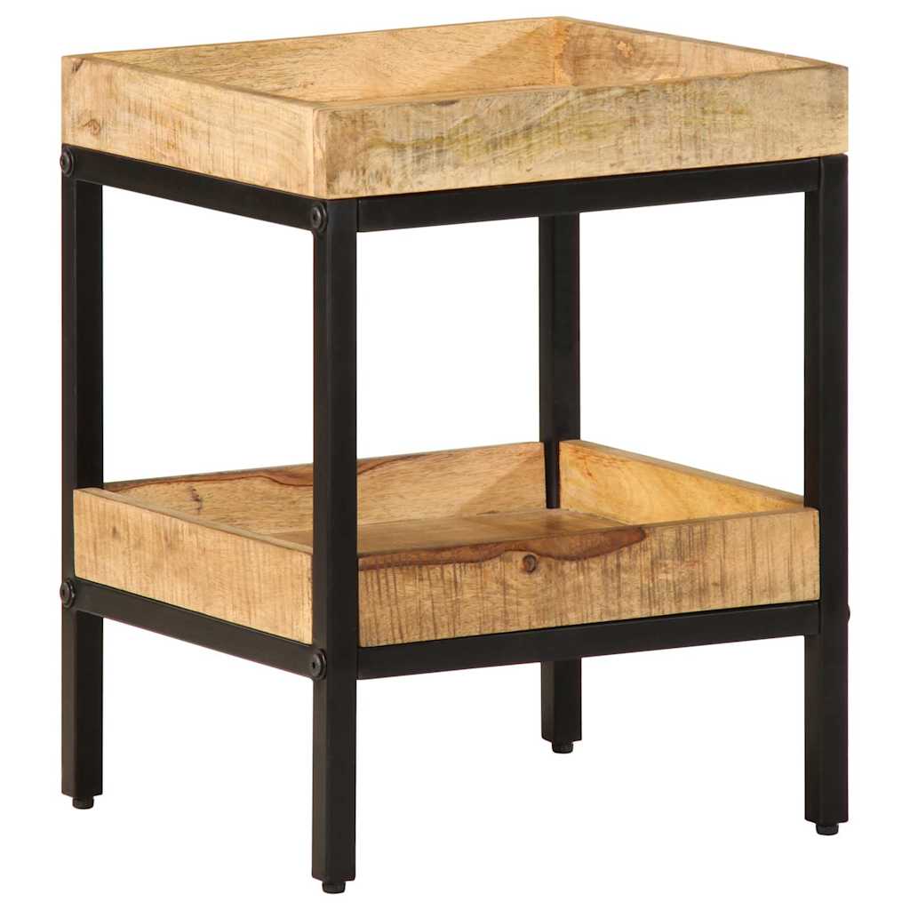 Table d'appoint Marron 35 x 35 x 45 cm bois de manguier massif - XIOS
