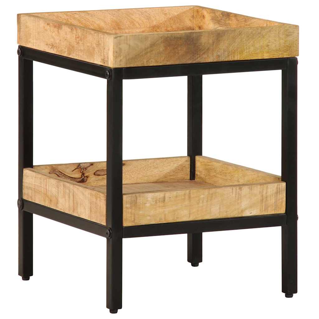 Table d'appoint Marron 35 x 35 x 45 cm bois de manguier massif - XIOS