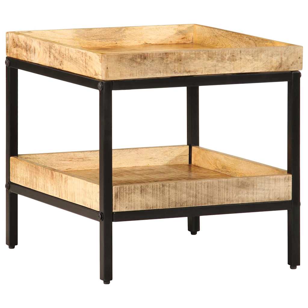 Table d'appoint Marron 45 x 45 x 45 cm bois de manguier massif - XIOS