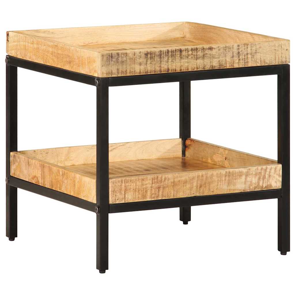 Table d'appoint Marron 45 x 45 x 45 cm bois de manguier massif - XIOS