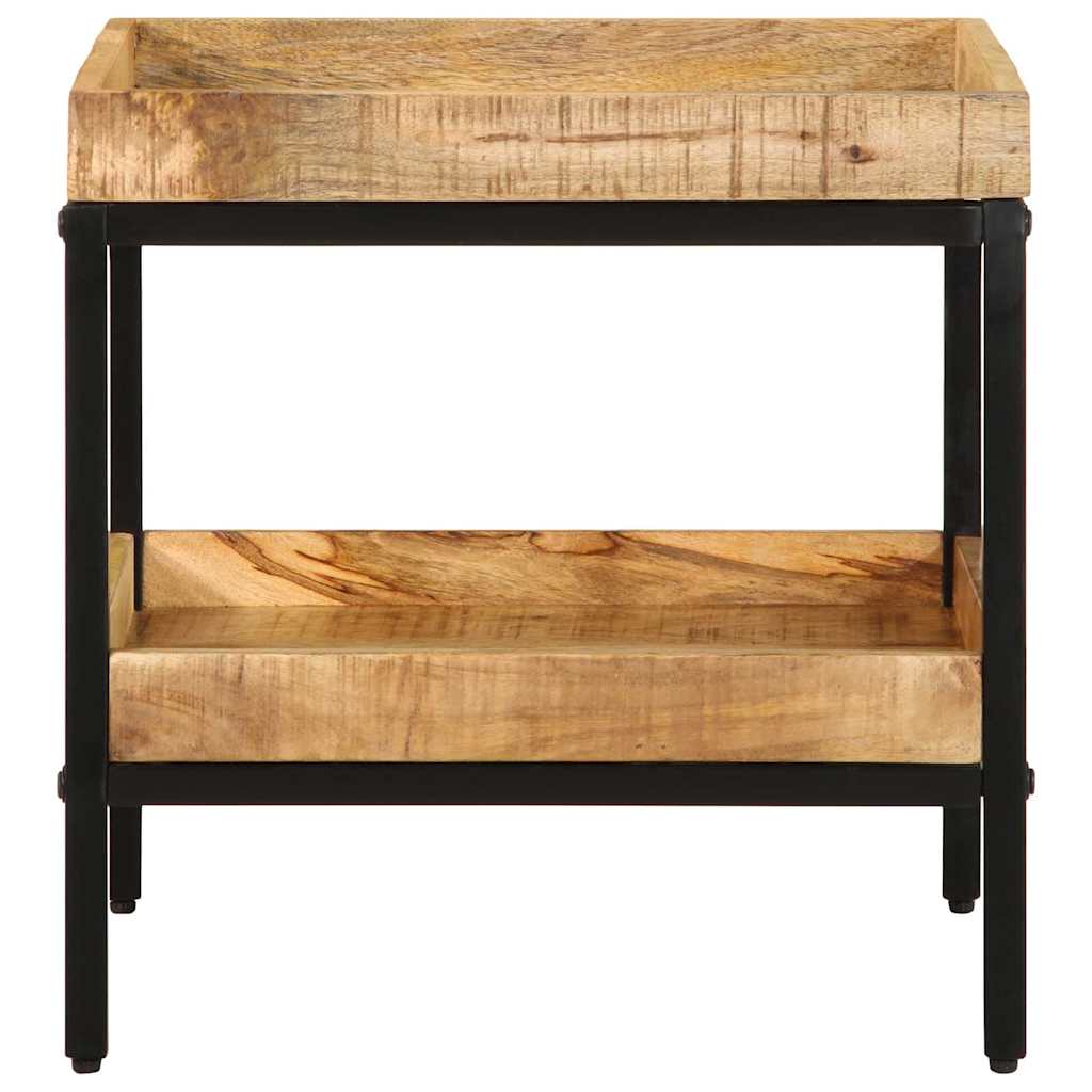 Table d'appoint Marron 45 x 45 x 45 cm bois de manguier massif - XIOS