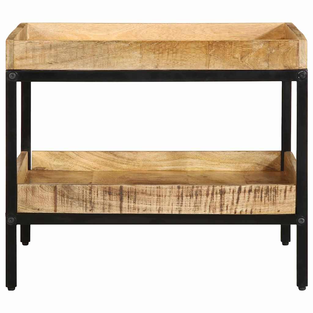 Table d'appoint Marron 55 x 55 x 45 cm bois de manguier massif - XIOS