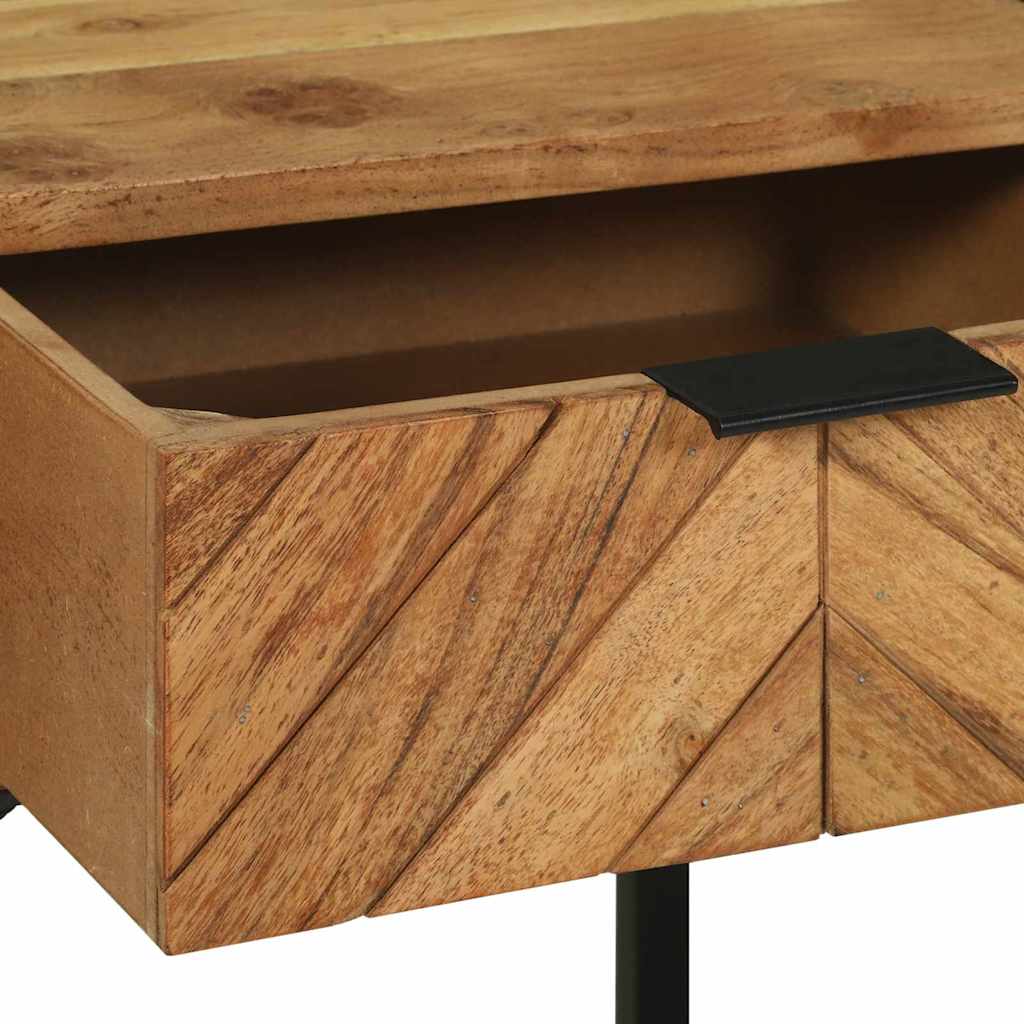 Cabinet de chevet Marron 40 x 35 x 50 cm Bois d'acacia massif - XIOS