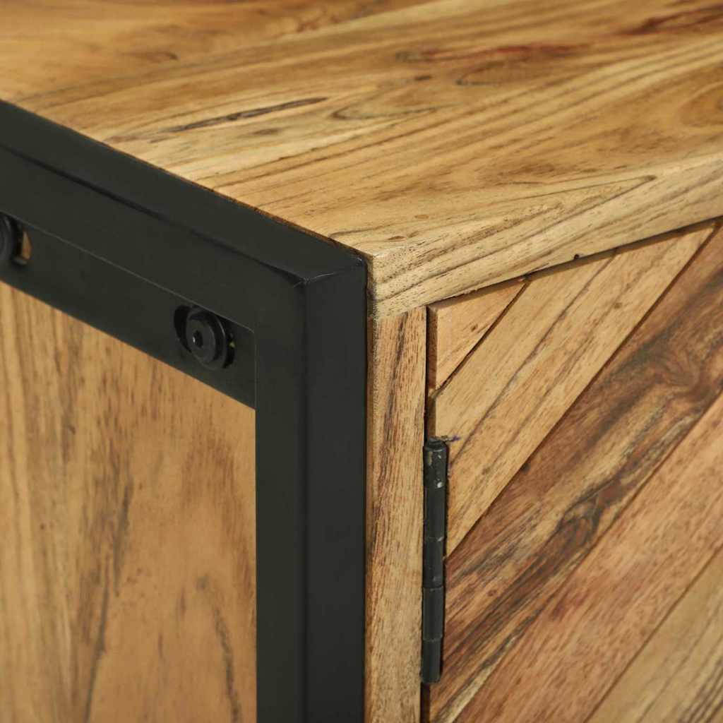 Meuble TV Marron 110 x 30 x 50 cm Bois d'acacia massif - XIOS