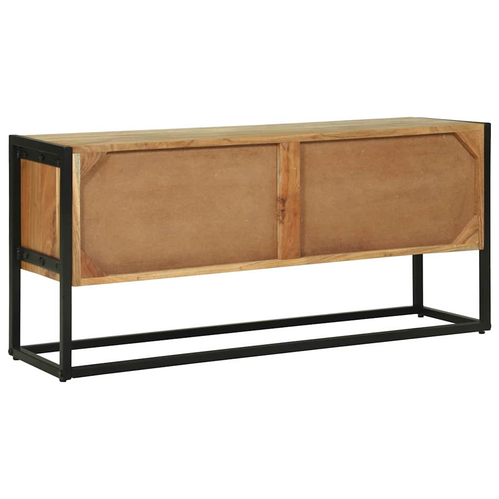 Meuble TV Marron 110 x 30 x 50 cm Bois d'acacia massif - XIOS