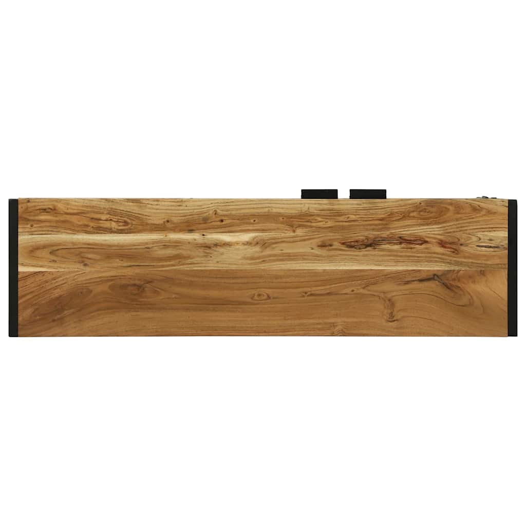 Meuble TV Marron 110 x 30 x 50 cm Bois d'acacia massif - XIOS