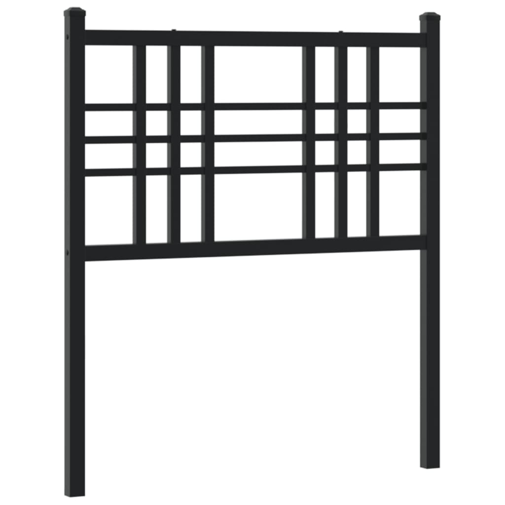 Tête de lit métal noir 75 cm - XIOS