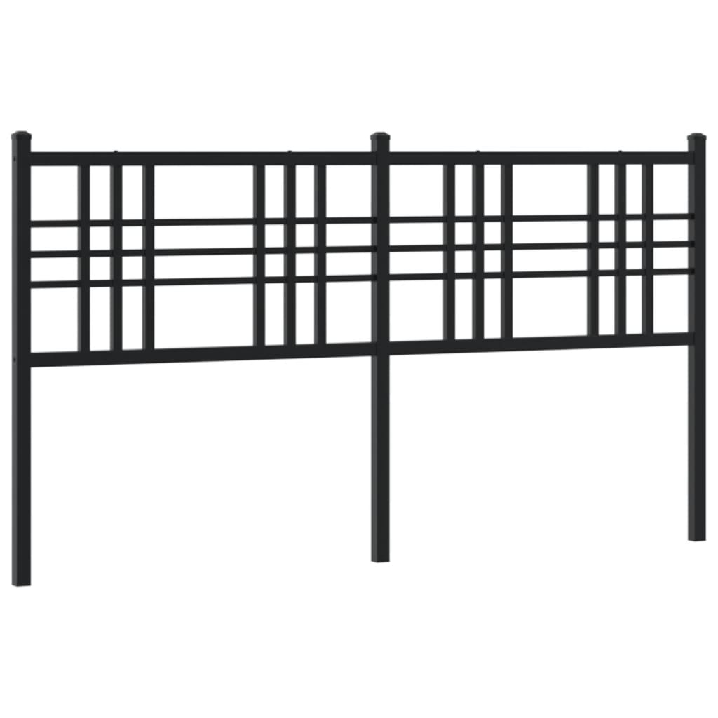 Tête de lit métal noir 160 cm - XIOS