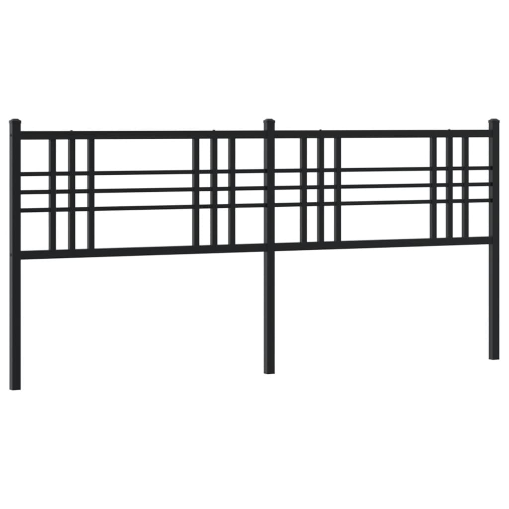 Tête de lit métal noir 193 cm - XIOS