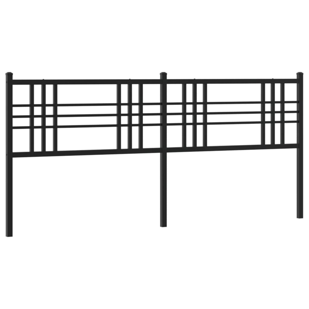 Tête de lit métal noir 200 cm - XIOS