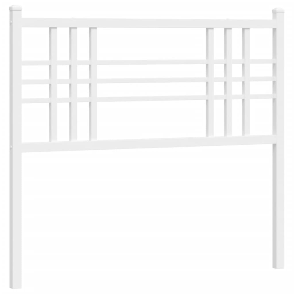Tête de lit métal blanc 100 cm - XIOS
