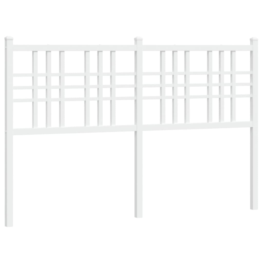 Tête de lit métal blanc 120 cm - XIOS