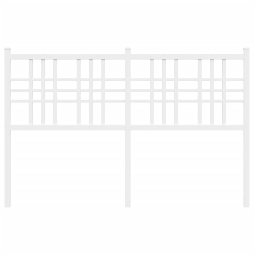 Tête de lit métal blanc 120 cm - XIOS