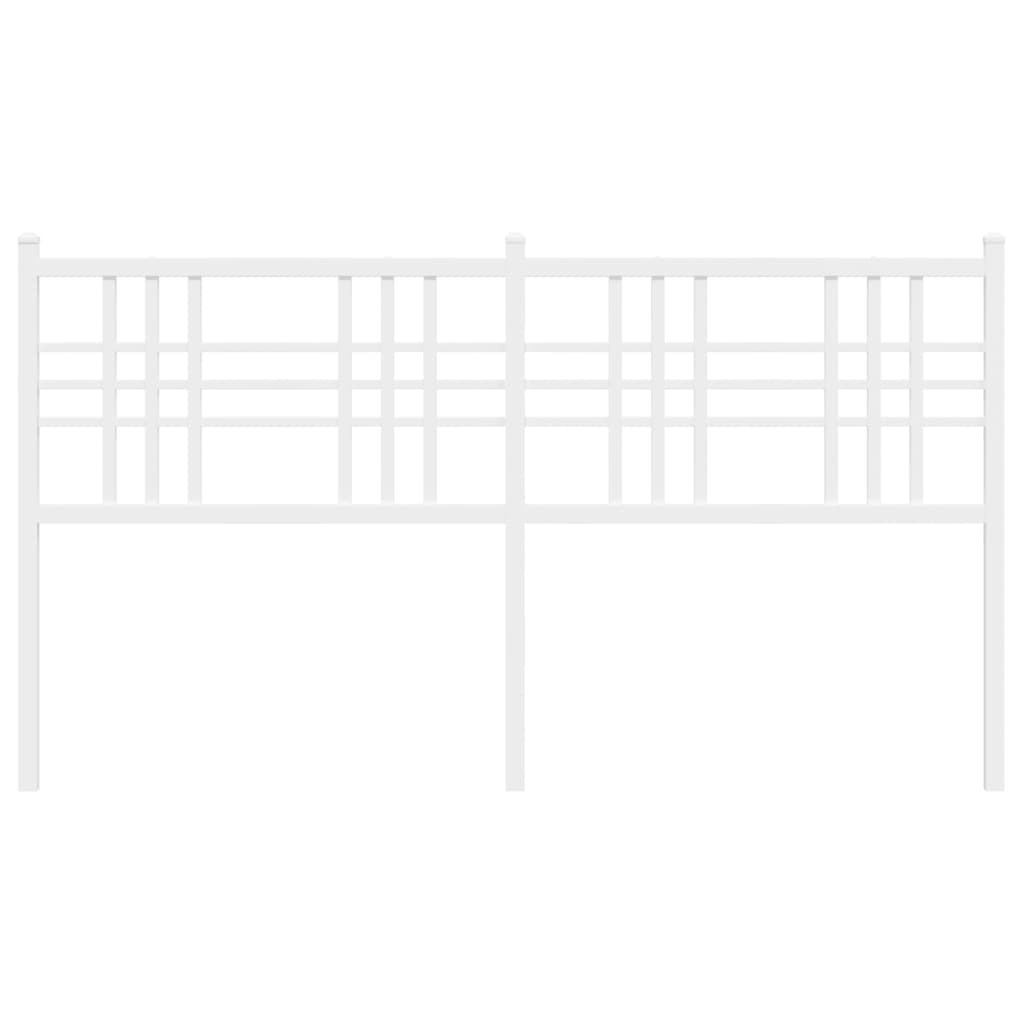 Tête de lit métal blanc 150 cm - XIOS