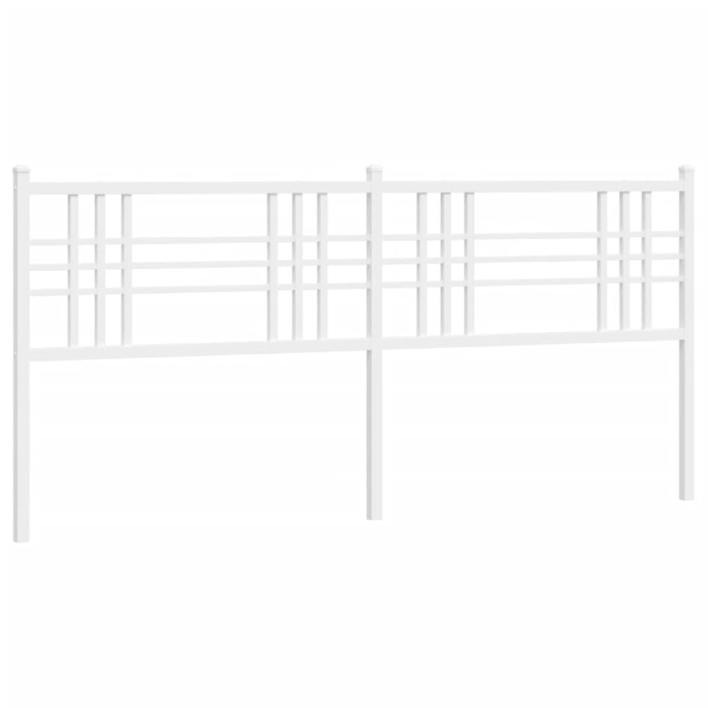 Tête de lit métal blanc 180 cm - XIOS