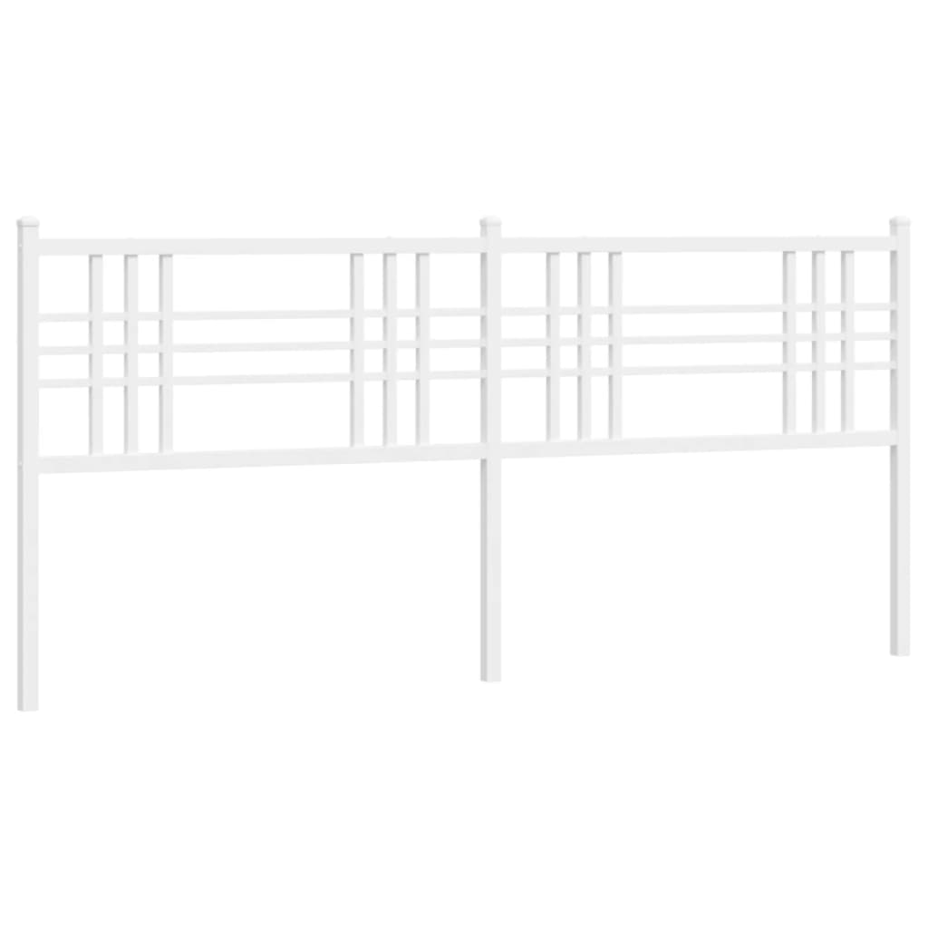 Tête de lit métal blanc 193 cm - XIOS