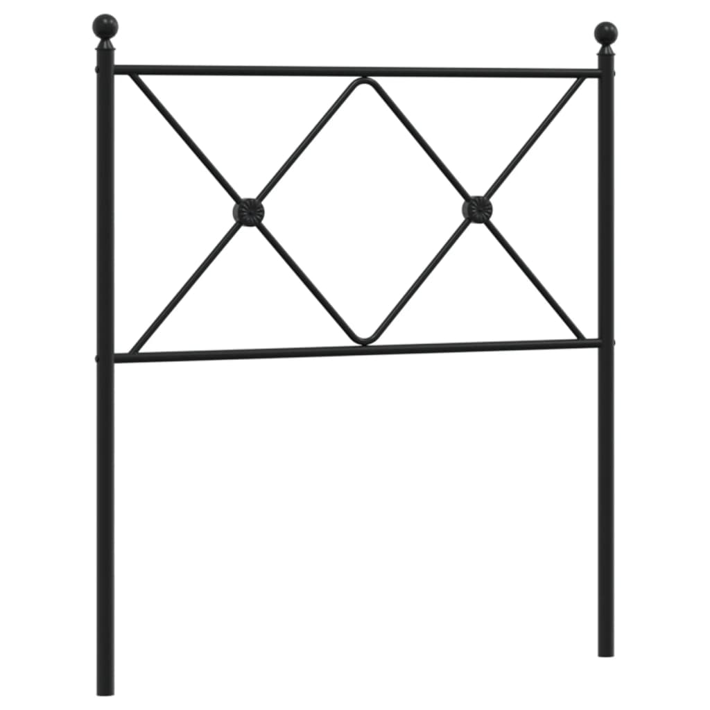 Tête de lit métal noir 75 cm - XIOS