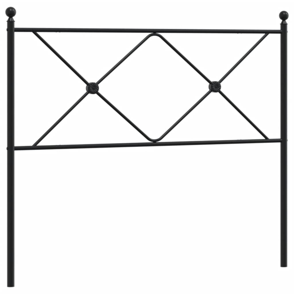 Tête de lit métal noir 107 cm - XIOS