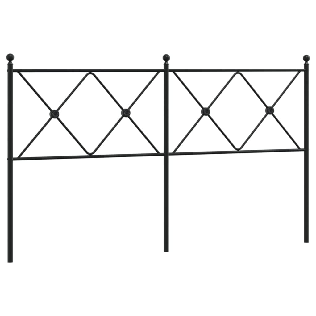 Tête de lit métal noir 150 cm - XIOS