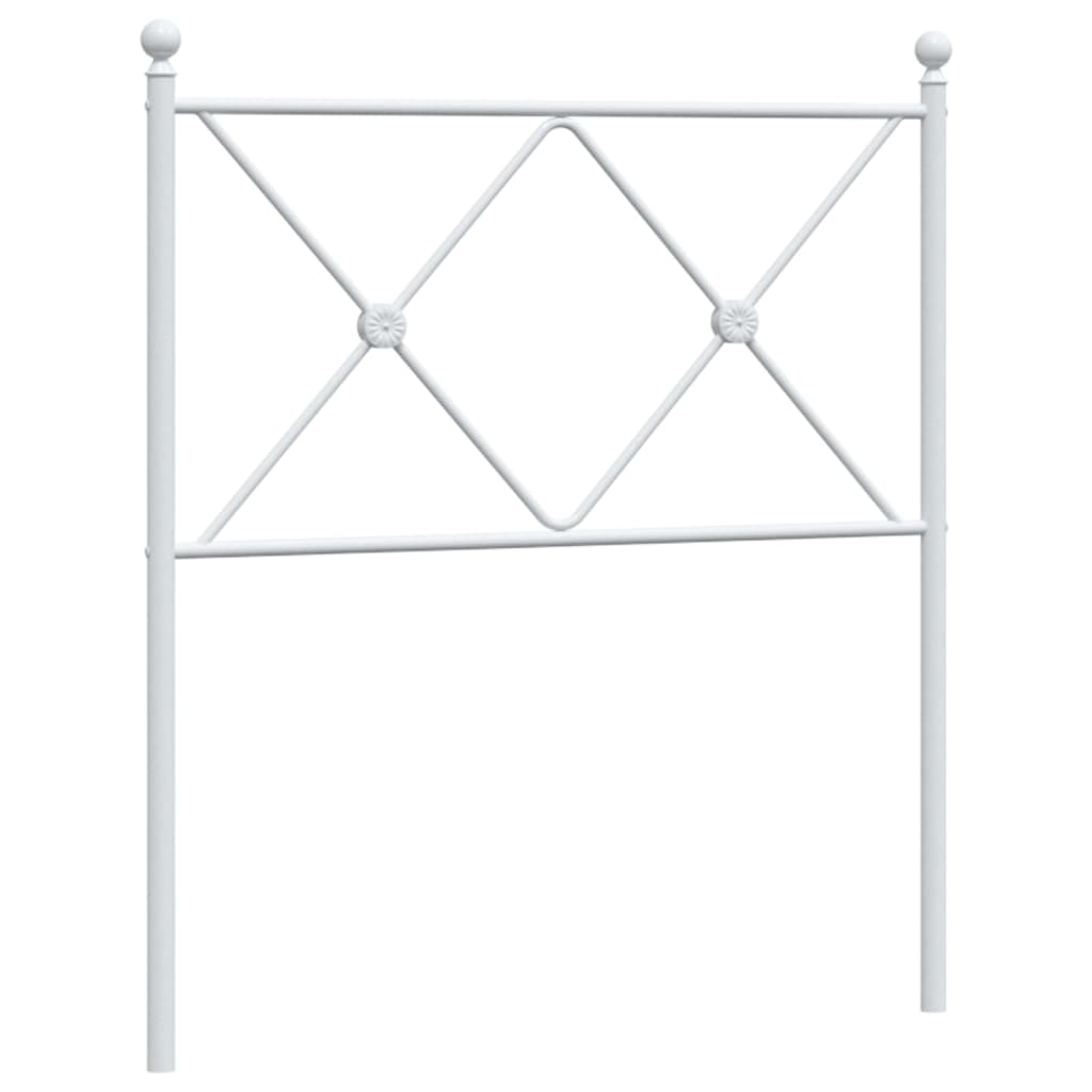 Tête de lit métal blanc 75 cm - XIOS