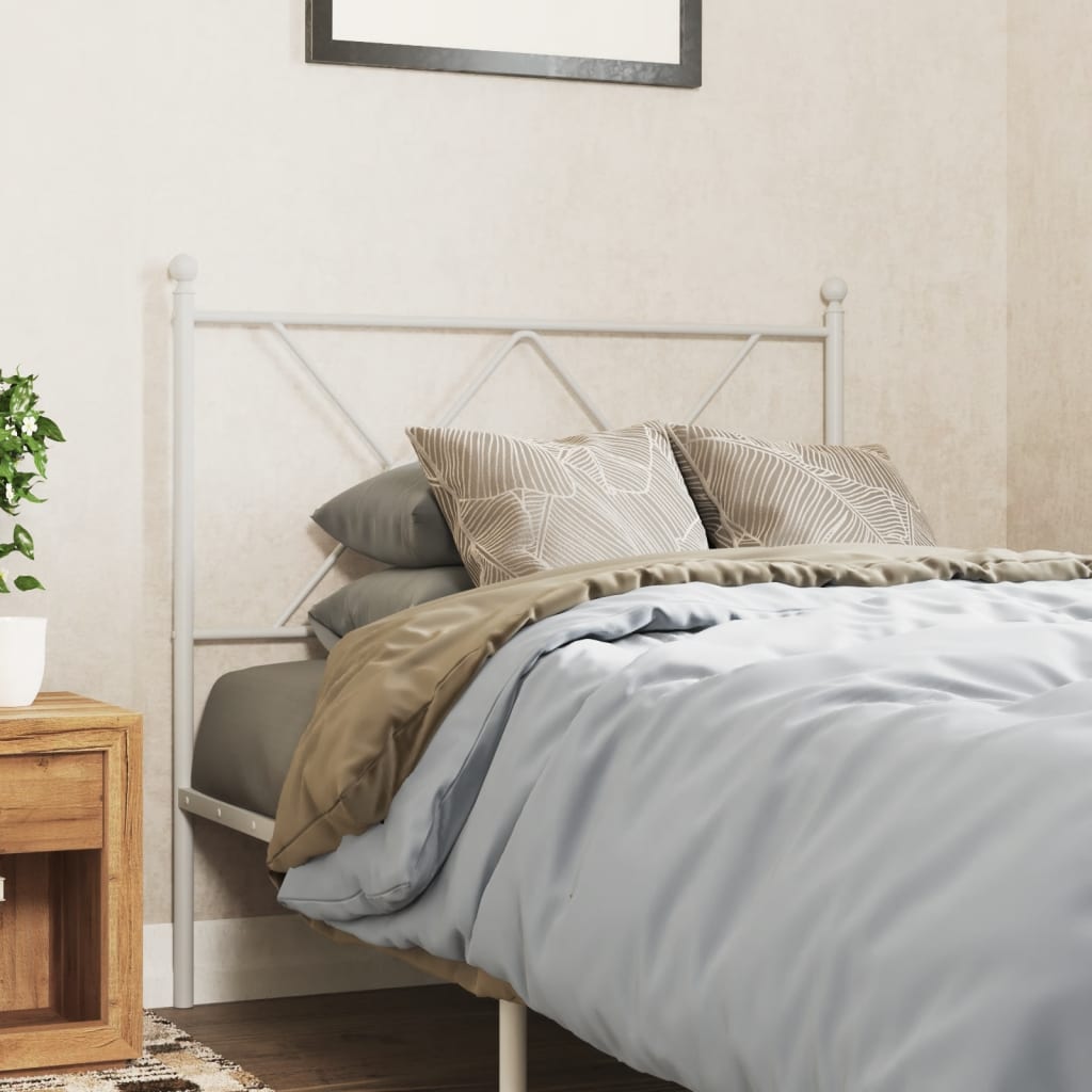 Tête de lit métal blanc 90 cm - XIOS