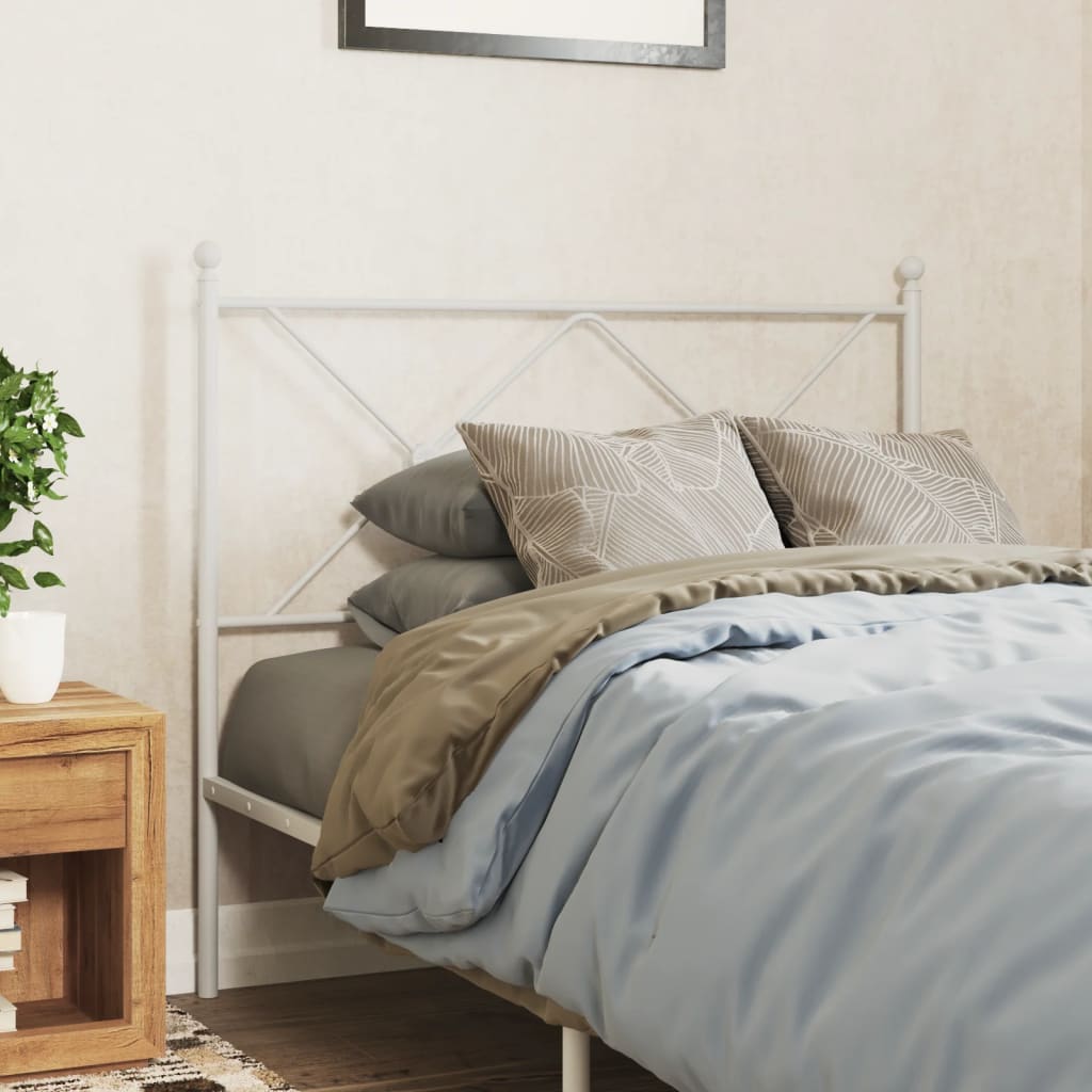 Tête de lit métal blanc 100 cm - XIOS